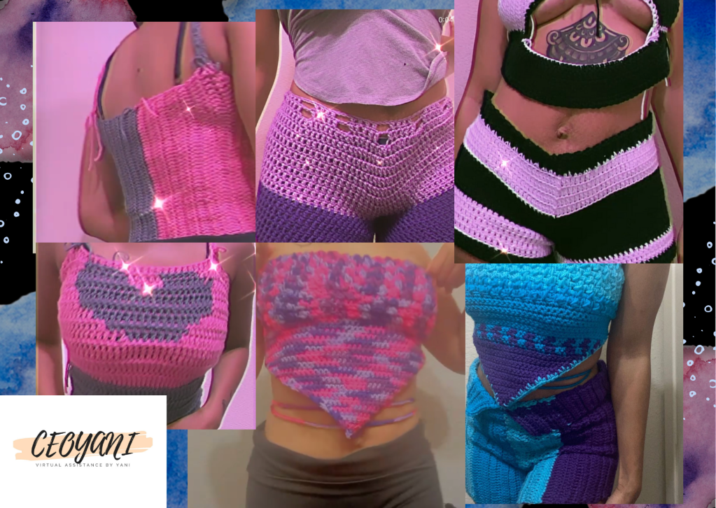 Crochet clothing businesses